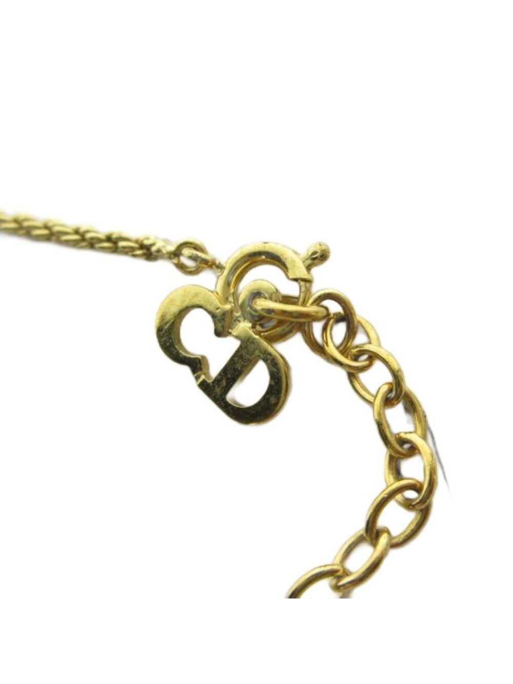Dior Necklace Pendant Logo Gold - Picture 5 of 6
